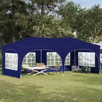 Pop-up šventinis palapinė 575 x 288 x 245 cm Mėlyna