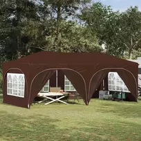 Pop-up šventinis palapinė 575 x 288 x 245 cm Ruda