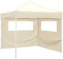 Šventės palapinė Kreminė 291 x 291 x 315 cm Oksfordo audinys