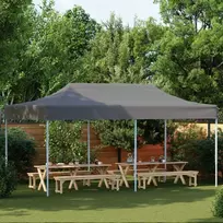 Šventės palapinė Antracitas 291 x 580 x 315 cm Oksfordo audinys