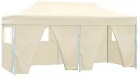 Šventės palapinė Kreminė 291 x 580 x 315 cm Oksfordo audinys