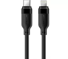 USB kabelis Acefast C16-01 USB-C to Lightning 1.2m juodas