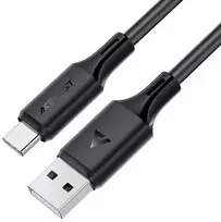 USB kabelis Acefast C17-04 USB-A to USB-C 1.2m juodas