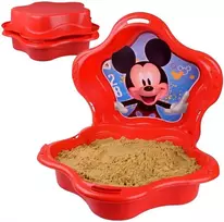 Jokomisiada Closed plastikas sandbox SHELL 2 in 1 pool Mickey Mouse SP0884