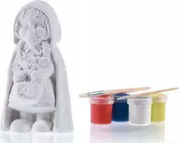 „Candellana“ 3D spalvinimo knygelė, Raudonkepuraitės gipsinė figūrėlė