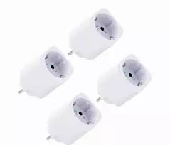 Shelly Plug M Gen3 - 4 vnt. išmanių Wi-Fi Matter kištukinių lizdų su galios matavimu (baltas)