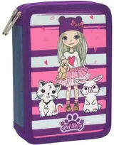Penalas PET SHOP, CoolForSchool, 205x140x45mm, su 2-iem atverčiamais skyriais