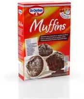 Dr Oetker Dry Miltinis mišinys šokoladiniams keksiukams (su apelsinų žievelėmis) DR OETKER, 335 g
