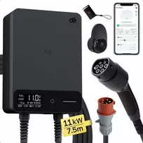 Deaccessories deWB11 Elektromobilių įkrovimo stotelė su programėle, 11 kW