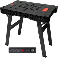 AW-Tools AWTOOLS DARBO STALAS SULANKSTOMAS GREITAS MONTAVIMAS SU MAITINIMO JUOSTA