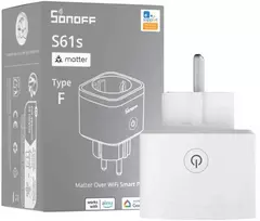 Sonoff S61 išmanusis Wi-Fi elektros kištukas su el. sąnaudų matavimu, Matter