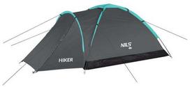 Dvivietė palapinė Nils Camp Hiker NC6010, grafito sp./turkio sp., 275 cm x 150 cm x 105 cm