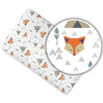 Paklodė Ankras Fox, kreminė sp./oranžinė sp., 60 x 120 cm, su guma