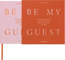 Printworks Svečių knyga Be My Guest, oranžinė ir rožinė