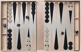Printworks Nardai Art of Backgammon Mirror, smėlio spalvos