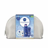 Kosmetikos rinkinys NIVEA Daily Hydration 5 dalys sausai odai su kosmetine
