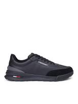 TOMMY HILFIGER Vyriški odiniai laisvalaikio batai, RETRO RUNNER MIX LEATHER