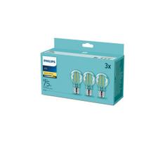 Rinkinys iš 3 LED Vintage lemputių Philips E27/8,5W/230V 2700K