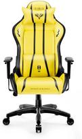 Žaidimų kėdė Diablo Chairs X-One 2.0, 51 x 55 x 124 - 134 cm, juoda sp./geltona sp.