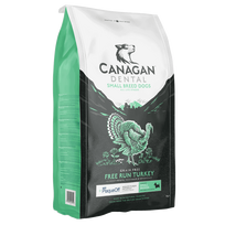 Canagan Free Run Turkey Dental sausas maistas mažų veislių šunims, 2 kg