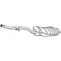 Galinis duslintuvas BOSAL 283-497