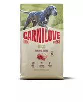 Carnilove True Fresh Duck Adult Large sausas maistas šunims : Pakuotė - 12 kg