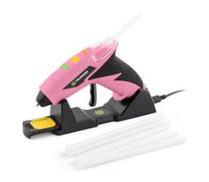 Fieldmann - Belaidis karštų klijų pistoletas 4V 1500 mAh rausva