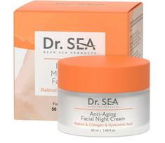 Naktinis veido kremas Dr. Sea Anti-Aging Retinol & Collagen & Hyaluronic, 50 ml