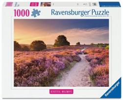 Dėlionė Ravensburger Beautiful Walkways Dream Path In Pink, 50 cm x 70 cm, 1000 vnt., įvairių spalvų