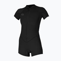 Moteriškas plaukimo kostiumas O'Neill Bahia 2/1 mm Front Zip Spring black