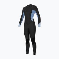 Moteriškas plaukimo kostiumas O'Neill Bahia 3/2 Back Zip Full IQ5 black/surf abstract/chambray blue