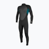 Vyriškas plaukimo kostiumas O'Neill Reactor-2 3/2 Back Zip Full HJ5 black/tide pool