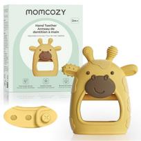 Momcozy silikoninis kramtukas kūdikiams, geltonas