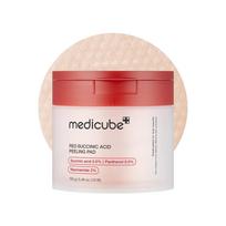 MEDICUBE Red Succinic Acid Peeling Pad - šveičiamieji diskeliai veidui