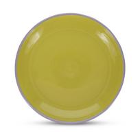 Žalios spalvos/violetinės spalvos desertinė iš akmens masės lėkštė ø 18 cm Duo – ONA