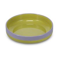 Žalios spalvos/violetinės spalvos sriubos iš akmens masės lėkštė ø 21 cm Duo – ONA