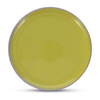 Žalios spalvos/violetinės spalvos iš akmens masės lėkštė ø 26 cm Duo – ONA