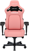 Žaidimų kėdė Anda Seat Kaiser 4 L, 47 x 49 x 120 - 134 cm, juoda sp./rožinė sp.