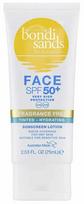Losjonas įdegio priežiūrai veidui Bondi Sands Face Tinted - Hydrating SPF50+, 75 ml