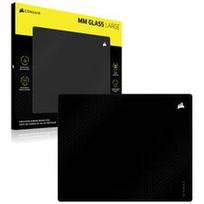 Corsair MM Glass Mousepad, matte glass surface, non-slip base – black, 40cm x 50cm