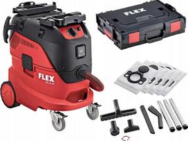 FLEX DULKIŲ SIURBLYS VCE S44 LAC + MAIŠAI + LAGAMINAS L-BOXX