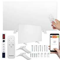 Infraraudonųjų spindulių šildytuvas, šildymo plokštė FIR 600W WiFi 60×100 cm