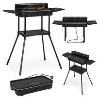 Elektrinis grilis 3-in-1, pastatomas ir stalinis grilis, kepimo plokštė, riebalų surinkimo padėklas, termostatas, MultiGarden