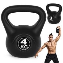 4 kg virdulio formos svarmuo (kettlebell) mankštai, hantelis, svorio kamuolys, fitneso svoris, ModernHome