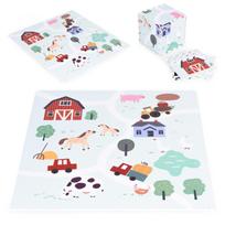 Didelis EVA putų kilimėlis vaikams Farma 90,5×90,5 cm 21 vnt. ECOTOYS