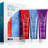 MEDIBLANC Whitening Toothpastes Set rinkinys balinamojo poveikio 3x100 ml
