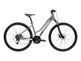 KROSS Evado 3.0 D MY26 / Grey-Green Gloss / moteriškas hibridinis dviratis (28") (M)
