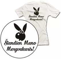 Moteriški marškinėliai "Šiandien mano mergvakaris"