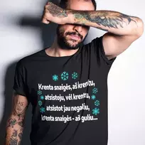 Marškinėliai "Krenta snaigės..."