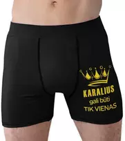 Vyriški apatiniai "Karalius gali būti tik vienas"